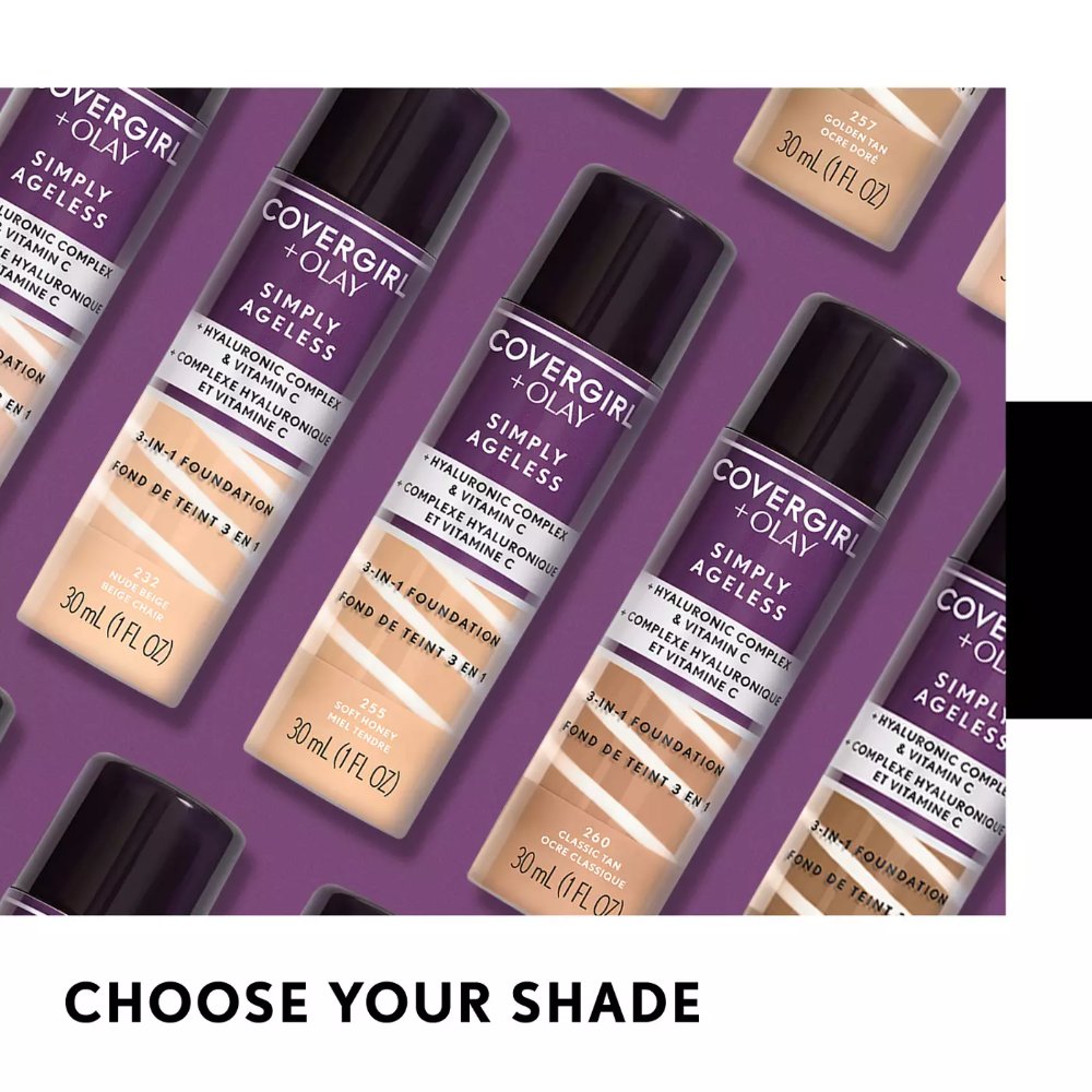 Covergirl + Olay Simply Ageless 3 en 1 base 30 ml