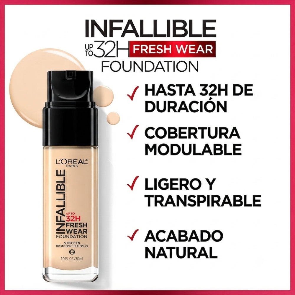 Infallible 32 Hour Fresh Wear L'Oréal 30 ml