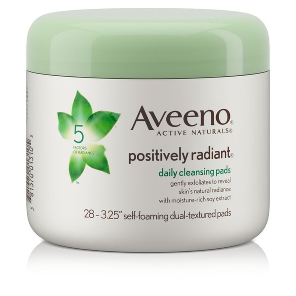 Compresas limpiadoras diarias Positively Radiant AVEENO