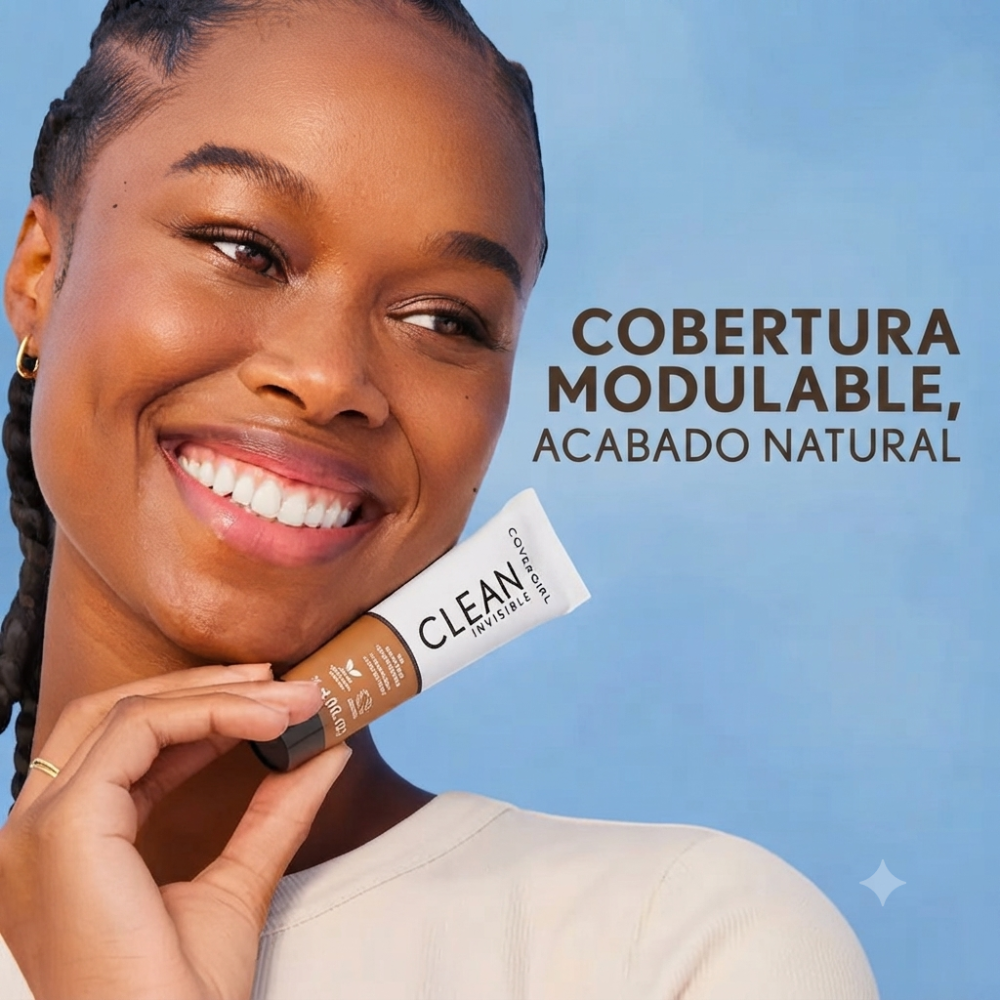 Clean Invisible Fundation COVERGIRL 30 ml
