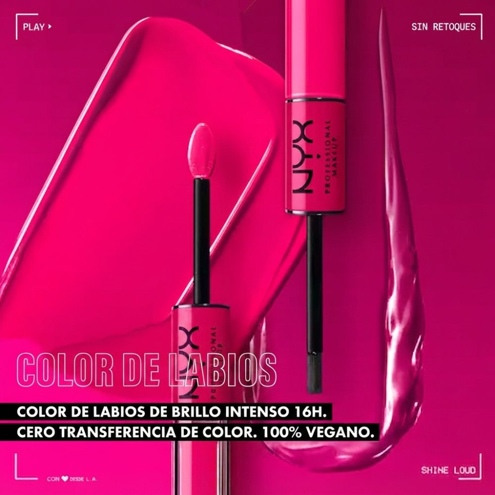 Labial Brillante y de Alto Brillo NYX