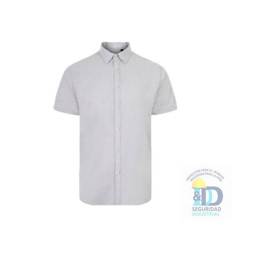 Camisa Oxford Manga Corta Hombre Talla M