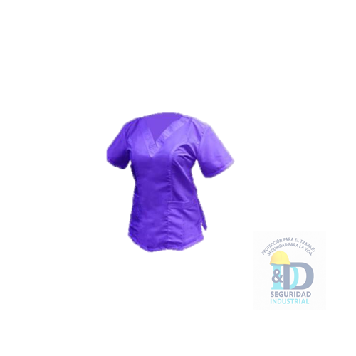 Blusa Antifluido  Tipo Pijama Dama Talla L