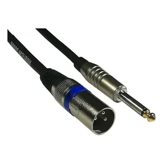 Cable XLR M - 6.3mm Mono 5M