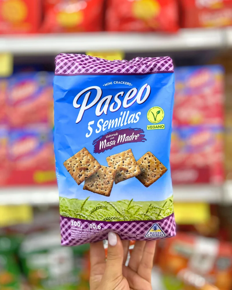 Mini crackers Paseo 5 semillas Masa madre