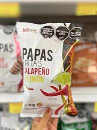 Papas fritas Julicroc Jalapeño y Limón x 70grs