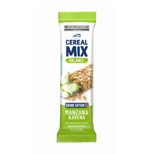 Barra Cereal Mix Manzana & Avena