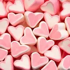 Marshmallow corazón x 100grs