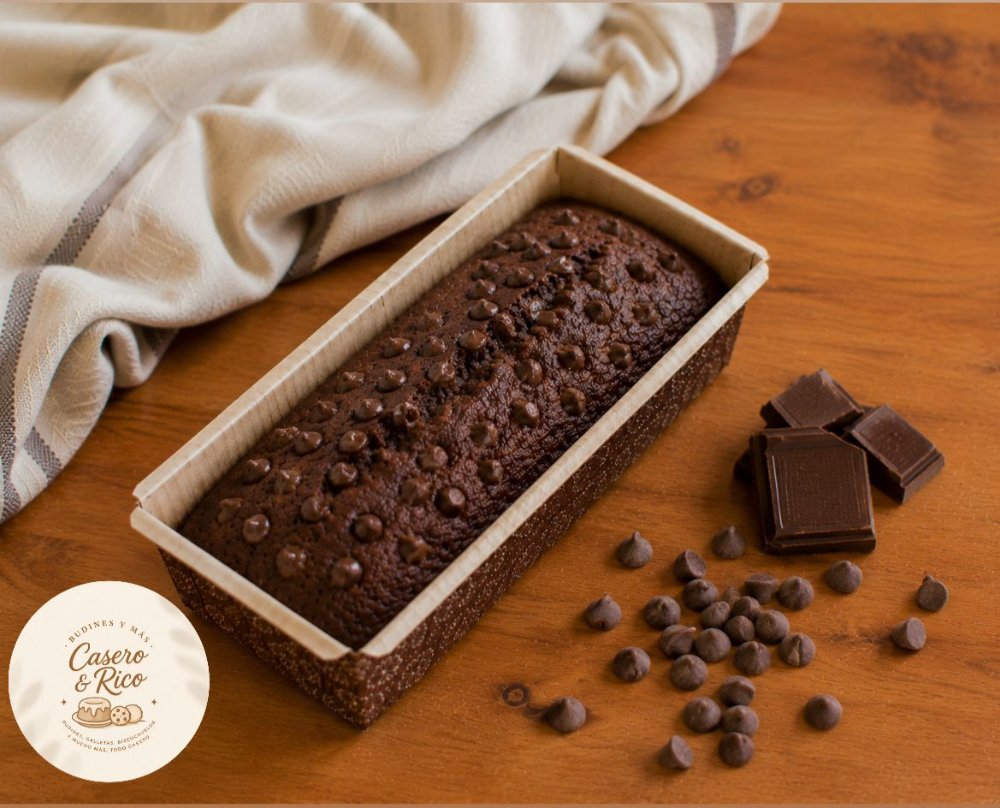 Budín de Chocoloate con Drops Semiamargo