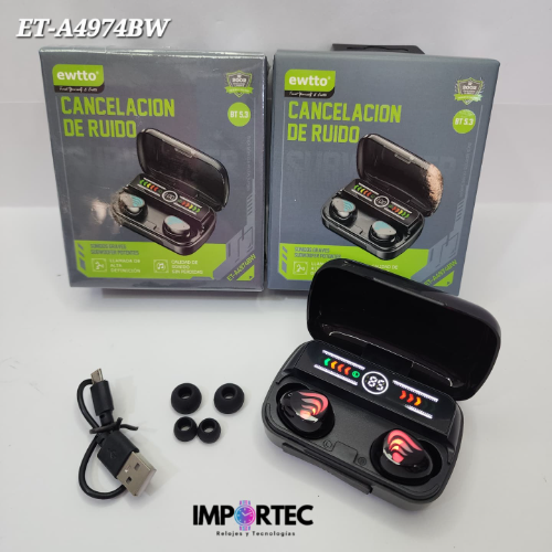 Audifonos Inalambricos ewtto ET-A4974BW