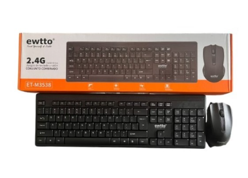 EWTTO Teclado y Mouse  2.4G