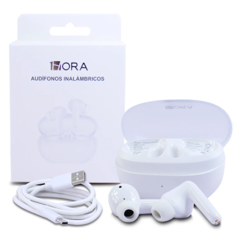Audifonos Inalambricos 1Hora AUT207 Blanco