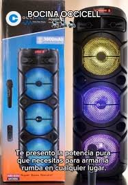 BOCINA ALTAVOZ PORTATIL OCCICELL GT-F8818