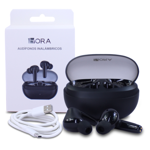 Audifonos Inalambricos 1Hora AUT207 Negro