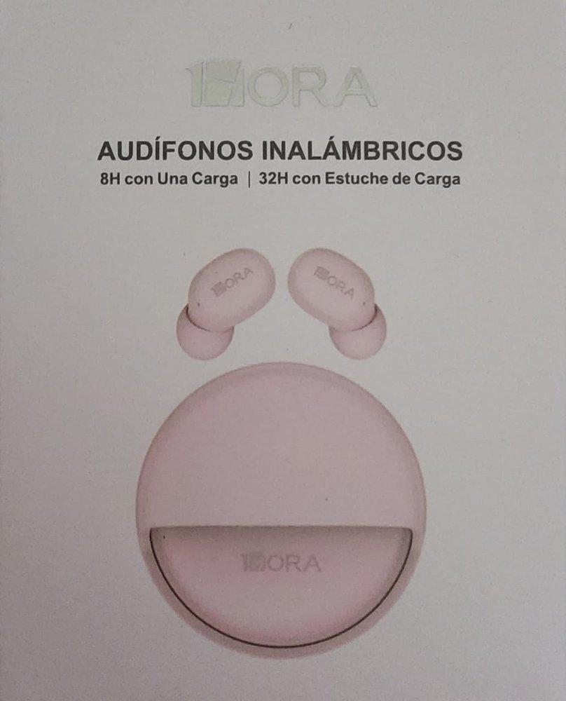 AUDIFONOS BLUETOOTH 1HORA AUT216 ROSA