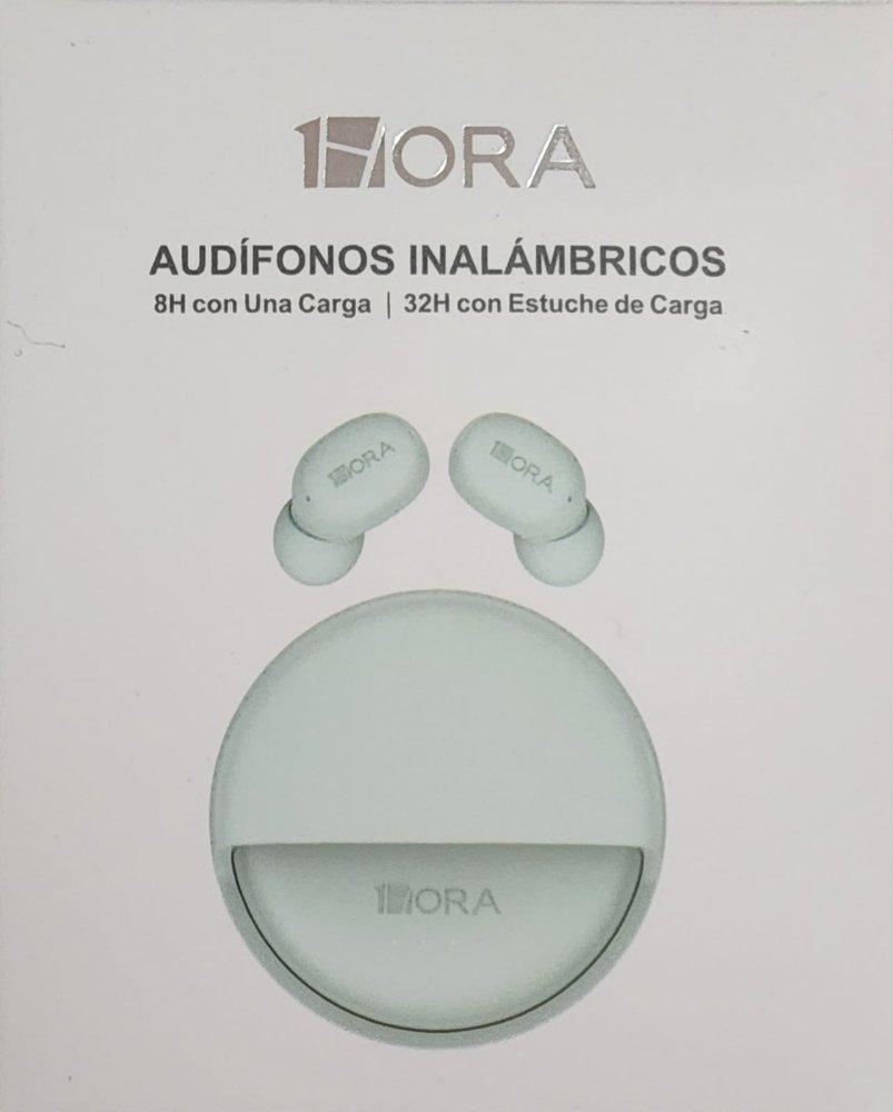 AUDIFONOS BLUETOOTH 1HORA AUT216 VERDE