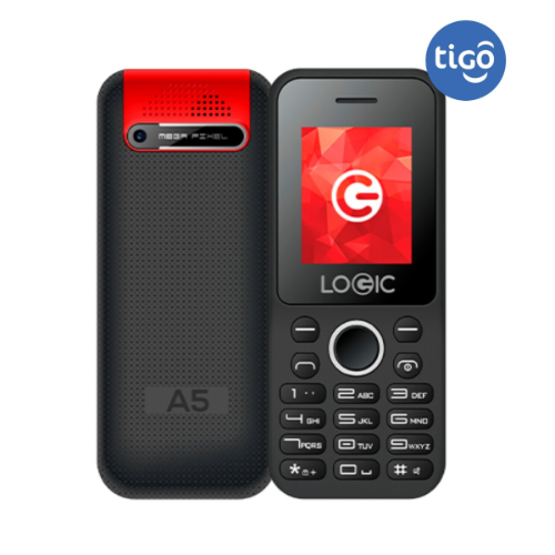 Logic A5 Negro Rojo Liberado