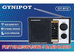 RADIO GYNIPOT AM/FM/SW1-2 PORTABLE