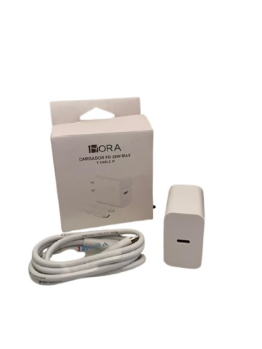 1Hora Gar154 Cargador Usb C a lighting 20W Max