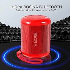 BOCINA INALAMBRICA 1HORA BOC062 ROJO