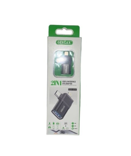 GERLAX 2 EN 1 ADAPTADOR USB -OTG