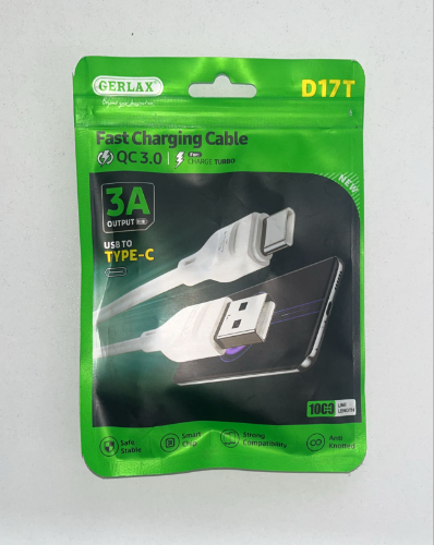 GERLAX Cable USB a type C.