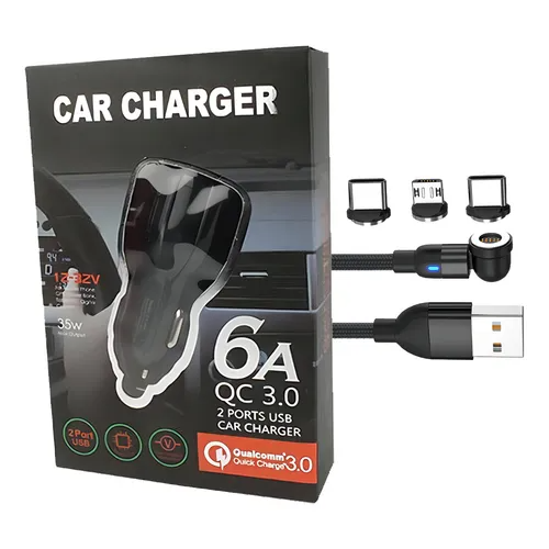 Car Charger 30W 6A 3.0 entrada USB