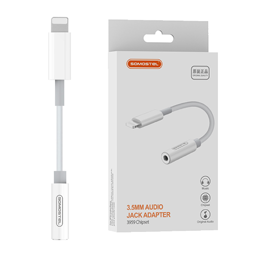 SOMOSTEL Lightnig adaptador a Jack Plu