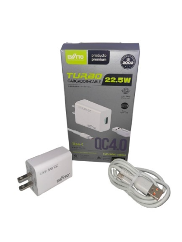 EWTTO Turbo  Usb a Typie C 22.5W Max
