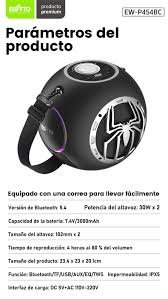 BOCINA EWTTO WIRELESS SPEARKER 6972290574544