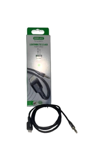 GERLAX  Cable Lightning a Jack Plu