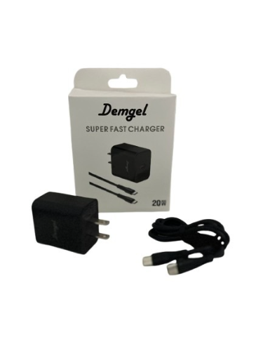 Demgel Super Fast Charger 20W max Type C a C
