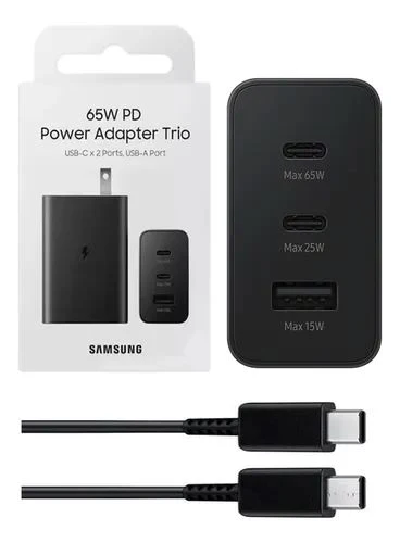SAMSUNG  Triple Usb y Type C 65W