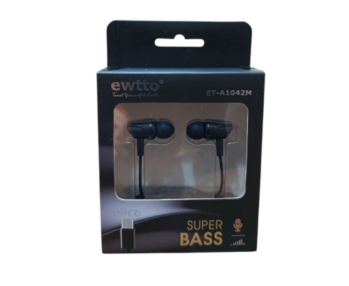 Audifonos Cable  EWTTO          ET-A1042M Type-C