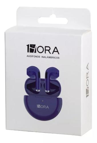 Audifonos Inalambricos 1Hora AUT119 Morado y azul