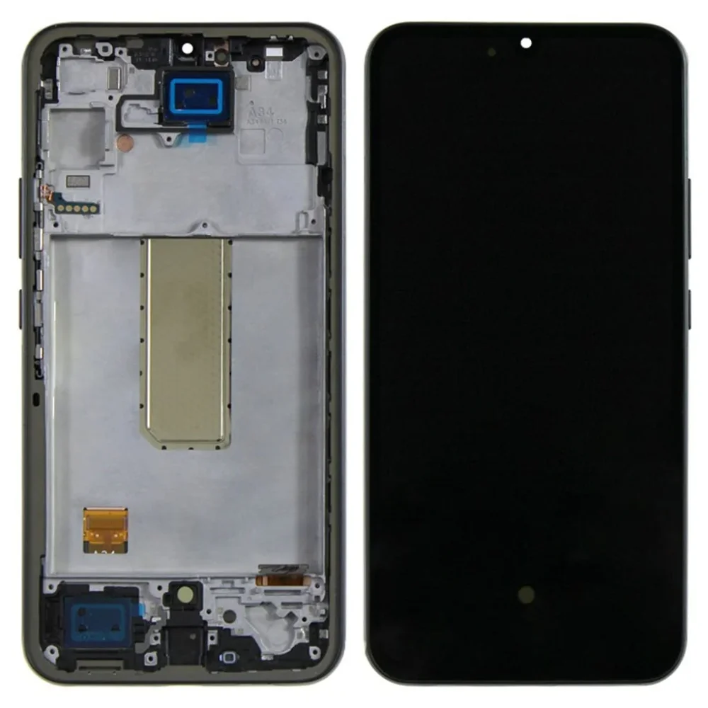 SAMSUNG A34 OLED CON MARCO GRIS