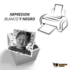 IMPRESION A BLANCO Y NEGRO
