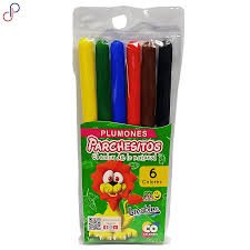 Plumones Parchesito x 6