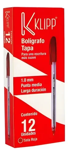 ESFEROS ROJOS MARCA KLIPP