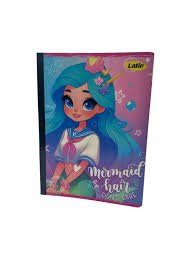 cuaderno 100 hojas cuadriculado LATIN (niña)