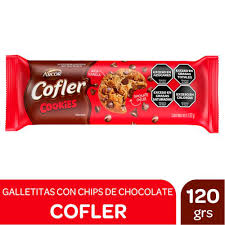 Galletitas Cofler cookies Tubo 120gr