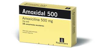 Amoxidal 500 Pastilla