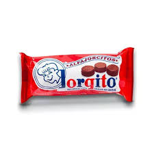 Alfajor Jorgito mini tubo 155gr
