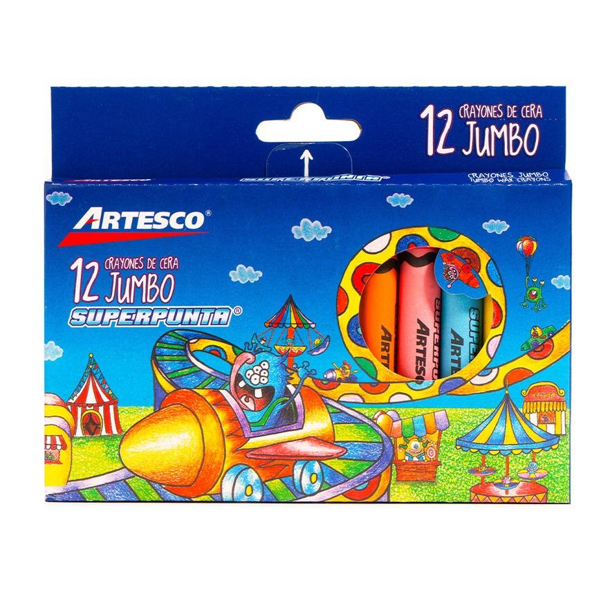 CRAYOLA JUMBO ARTESCO X 12UNID