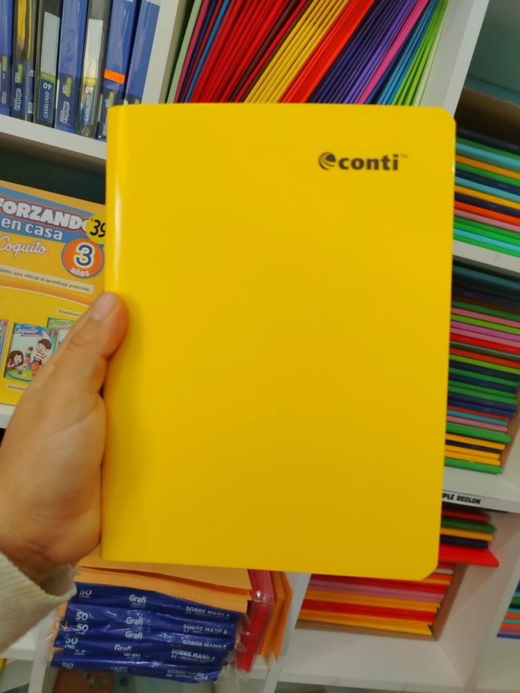 CUADERNO A5 GRAPADO CONTI 80HJ