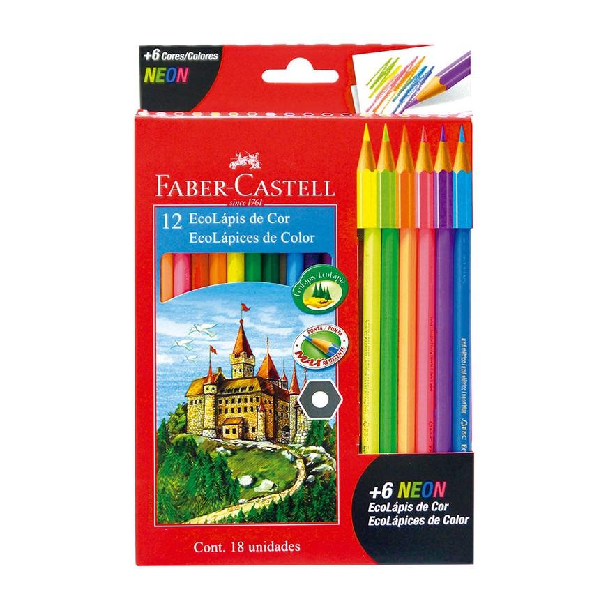 COLORES FABER C. X 12UNID + 6 NEON