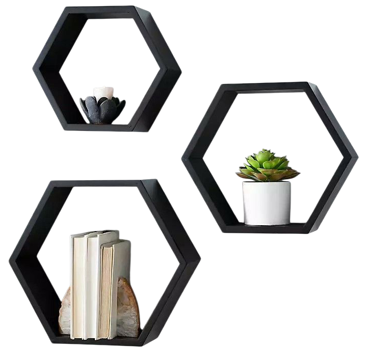 Repisas hexagonales
