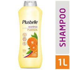 SHAMPOOO PLUSBELLE X 1 LITRO- FUERZA ANTIOXIDANTE-AMARILLO