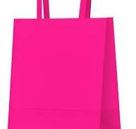 BOLSA DE REGALO  14 X 8 X 20 LISA COLOR FUCSIA