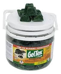 CEBO PARAFINADO PARA ROEDORES GELTEK X 1 KG